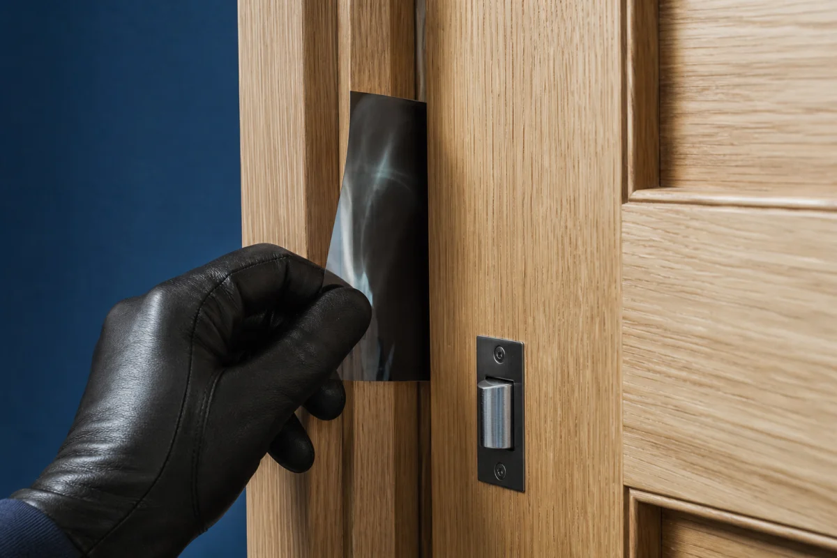 comment ouvrir une porte avec une clé derrière