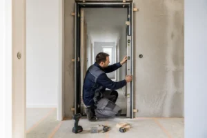 installation porte blindee
