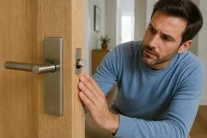 serrure porte qui bloque