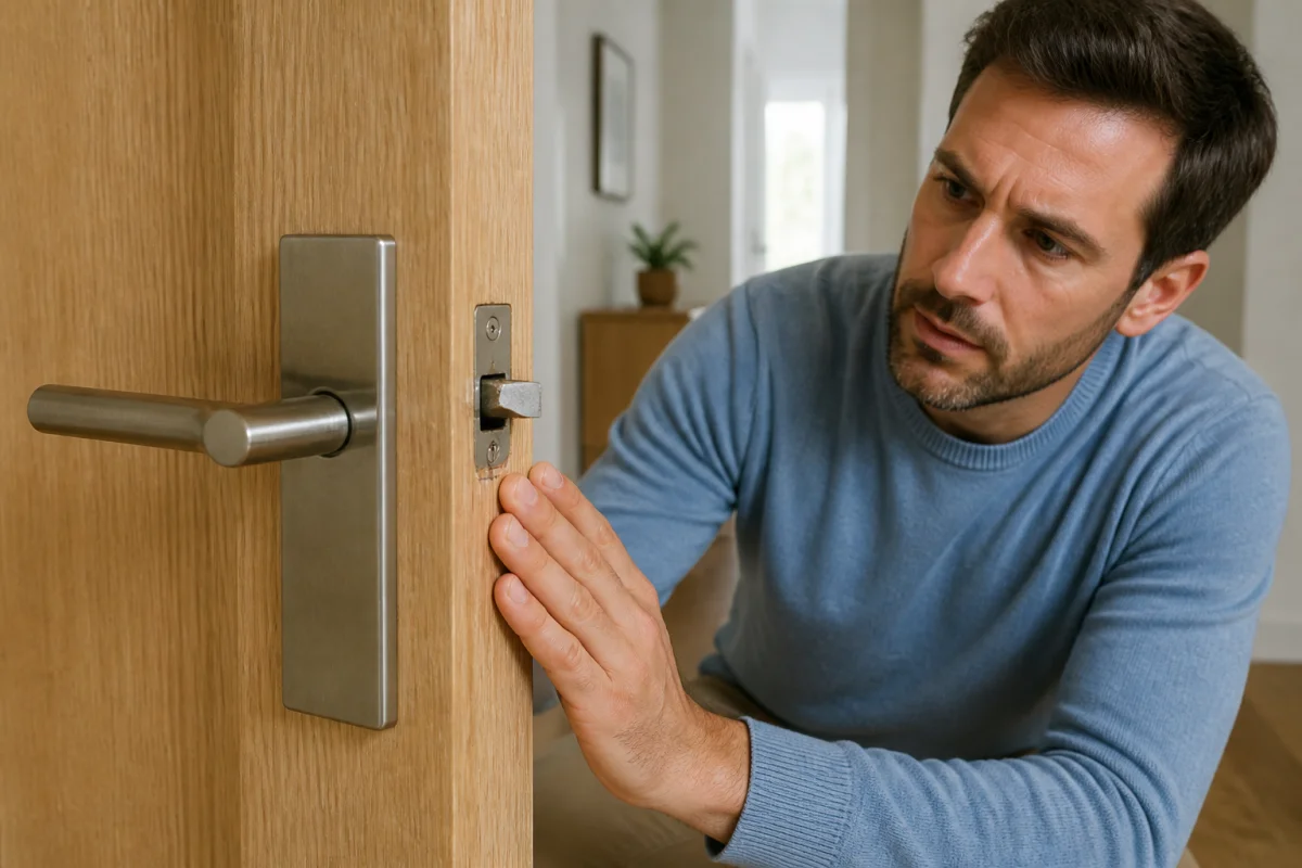 serrure porte qui bloque