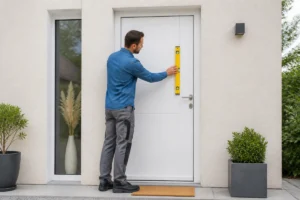 reglage porte d'entrée pvc