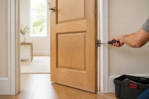 ajuster une porte qui ferme mal