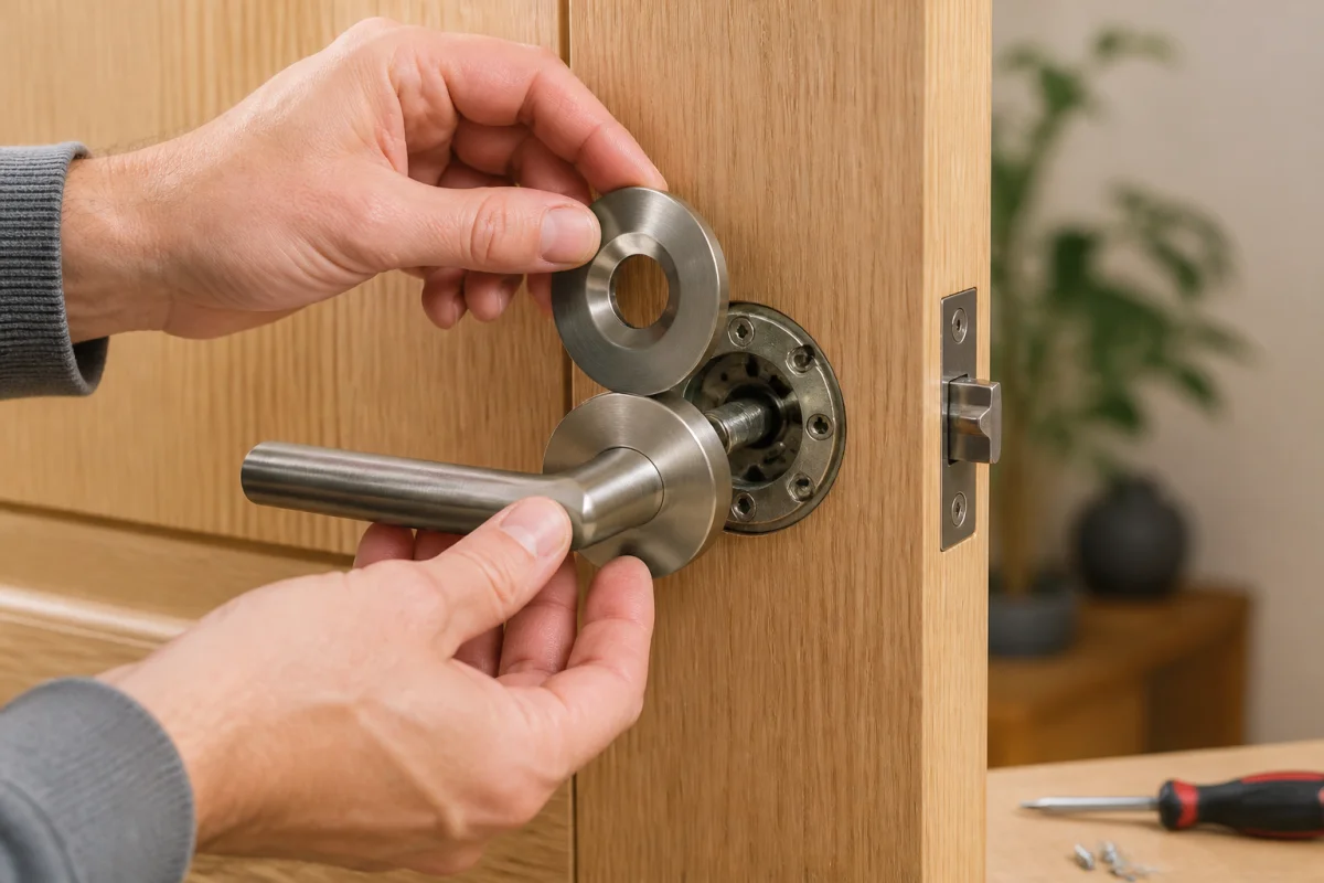 jeu dans poignée de porte d'entrée