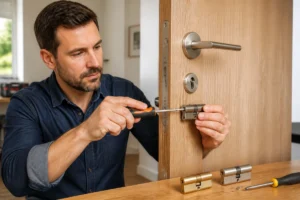 Changer un cylindre de porte simplement et efficacement