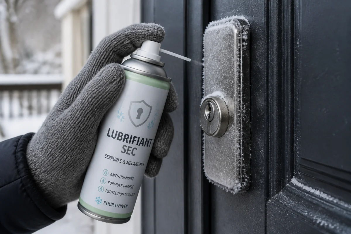 Comment protéger une serrure du gel